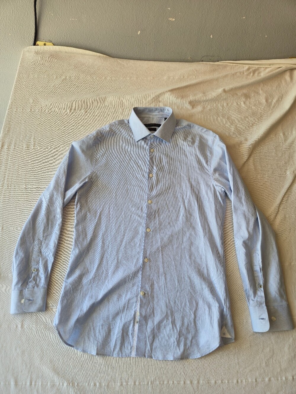 John Varvatos Slim Fit Light Blue Dress Shirt Size 15 32/33